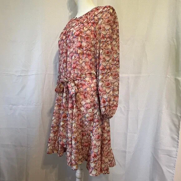 Kori Pink Floral Dress - Picture 2 of 15
